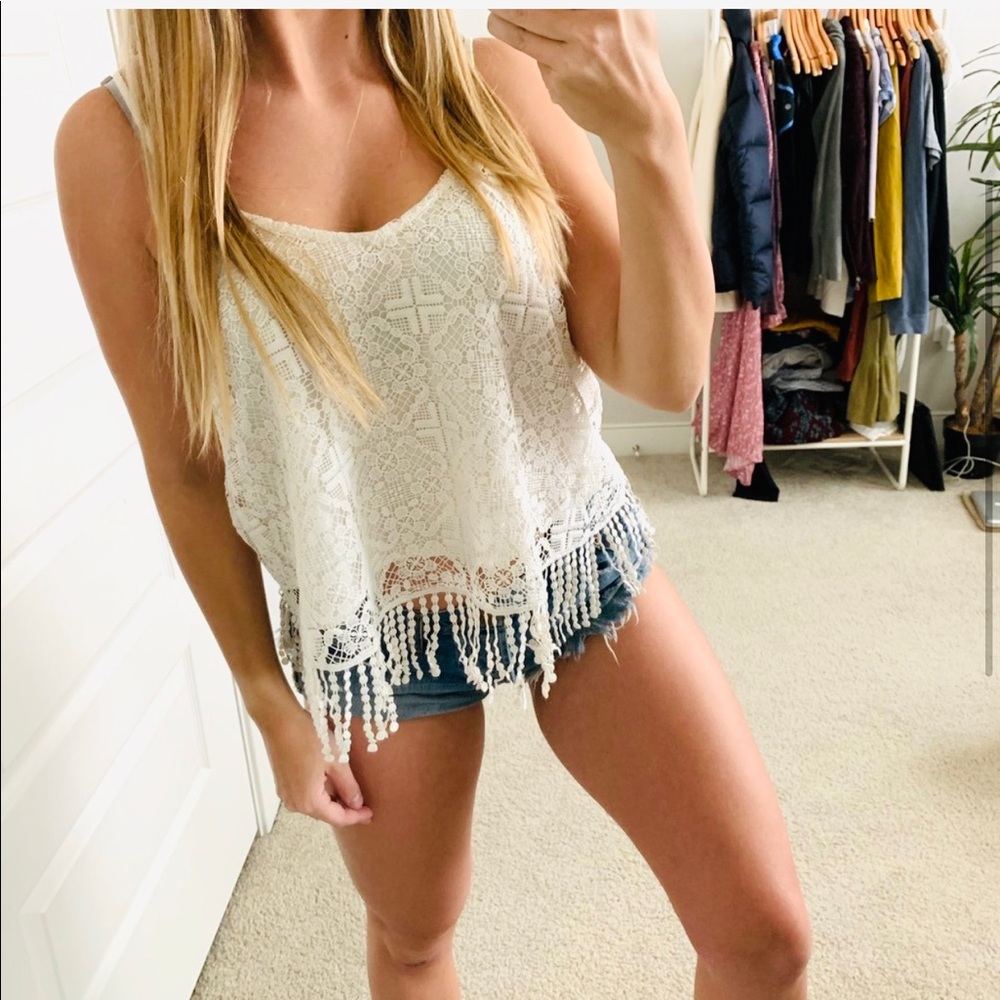 ABERCROMBIE&FITCH V-NECK TANK TOP